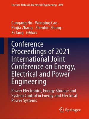 cover image of Conference Proceedings of 2021 International Joint Conference on Energy, Electrical and Power Engineering